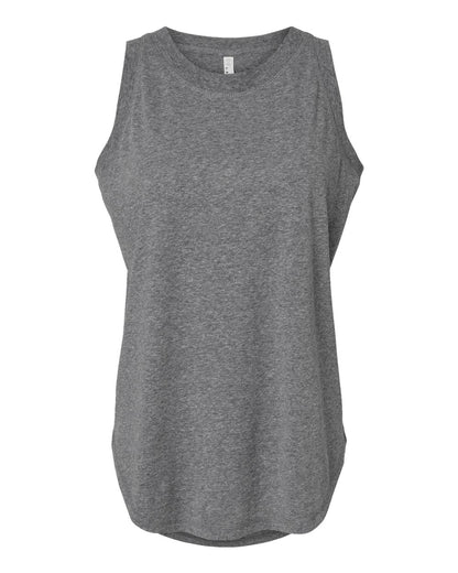 LAT Women's Relaxed Fine Jersey Tank 3592 #color_Granite Heather