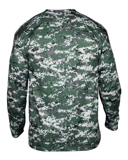 Badger Digital Camo Long Sleeve T-Shirt 4184 #color_Forest Digital