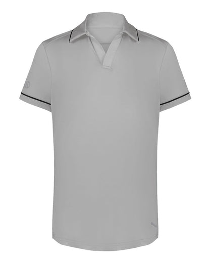 Holloway Women's CoolCore® Polo 222701 #color_Athletic Grey/ Black