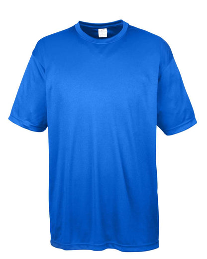 UltraClub Men's Cool & Dry Basic Performance T-Shirt 8620 #color_Royal