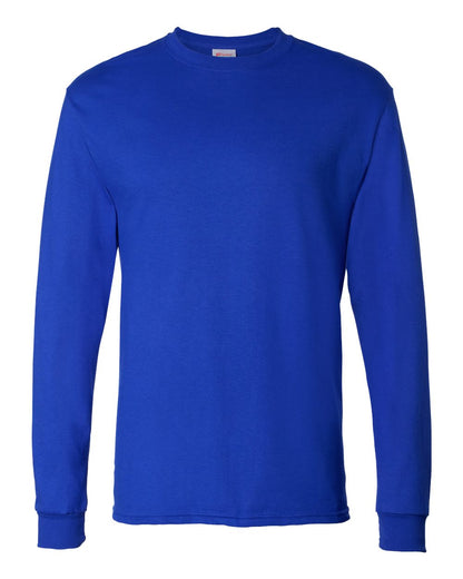 Hanes Essential-T Long Sleeve T-Shirt 5286 #color_Athletic Royal