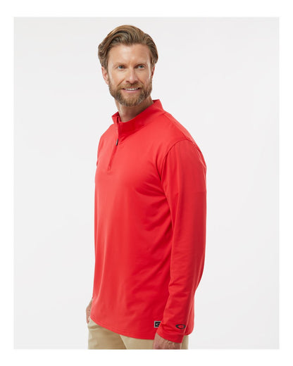 Oakley Men's Team Issue Podium Quarter-Zip Pullover FOA402997 #colormdl_Team Red