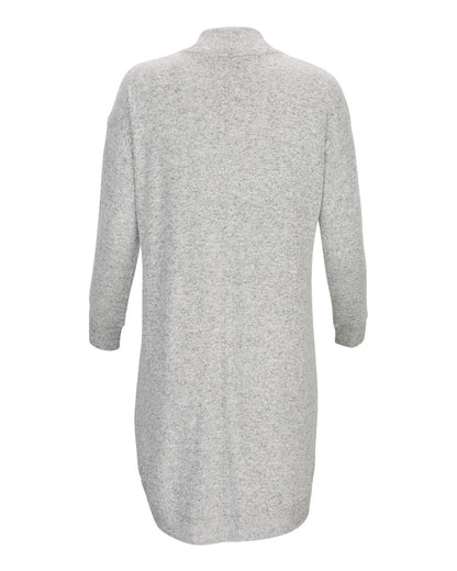 Boxercraft Women's Cuddle Cardigan BW1103 #color_Oxford Heather