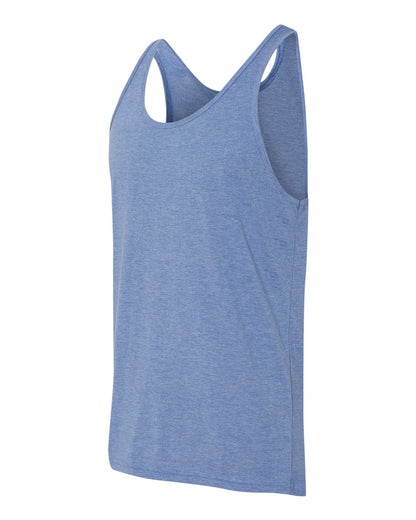 BELLA + CANVAS Triblend Tank 3484 #color_Blue Triblend