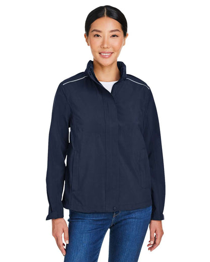 CORE365 Women's Packable Rain Jacket CE712W #colormdl_Classic Navy