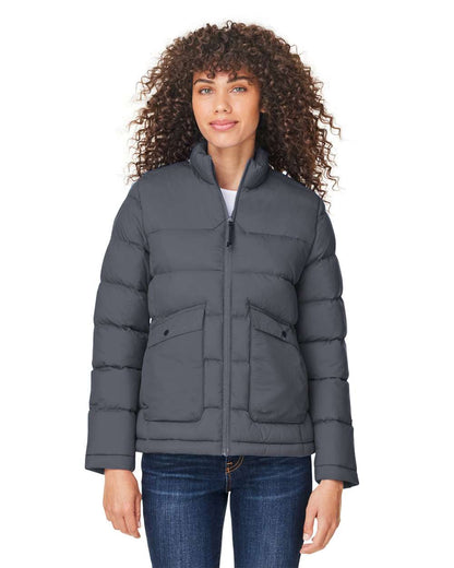 CORE365 Women's Inspire Puffer Jacket CE720W #colormdl_Carbon