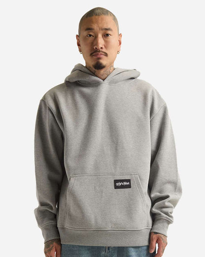 Shaka Wear Men's Essential Super Heavyweight Hooded Sweatshirt SHEHP #colormdl_Heather Grey