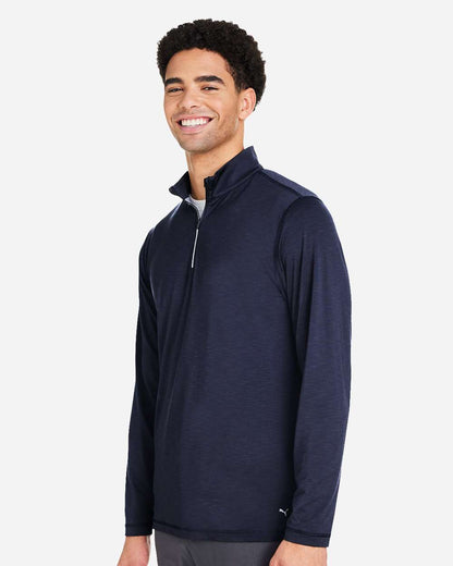 Puma Golf Men's You-V Quarter-Zip Pullover 539105 #colormdl_Navy Blazer