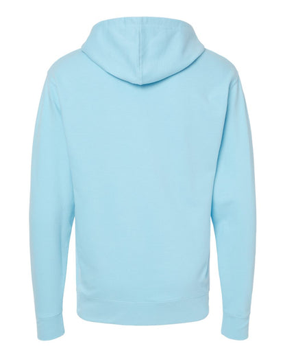 Independent Trading Co. Midweight Hooded Sweatshirt SS4500 #color_Blue Aqua