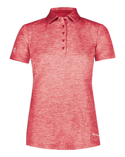 Holloway Women's Electrify CoolCore® Polo 222772 #color_Scarlet Heather