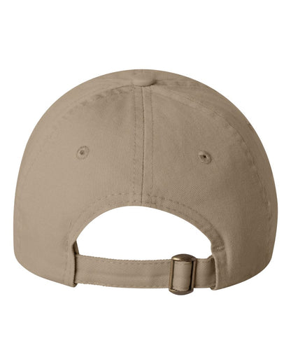 Valucap Youth Small Fit Bio-Washed Dad Hat VC300Y #color_Khaki