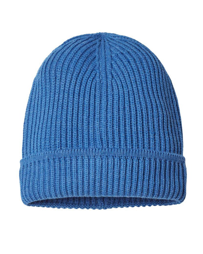 Atlantis Headwear Sustainable Finish Edge Cuffed Beanie MAPLE #color_Royal