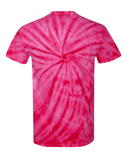 Dyenomite Cyclone Pinwheel Tie-Dyed T-Shirt 200CY #color_Fuchsia