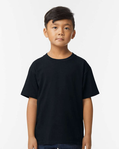 Gildan Youth Softstyle® Midweight T-Shirt 65000B #colormdl_Pitch Black
