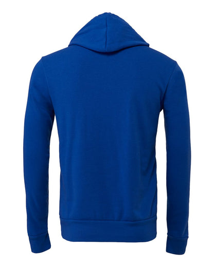 BELLA + CANVAS Unisex Sponge Fleece Hoodie Sweatshirt 3719 #color_True Royal