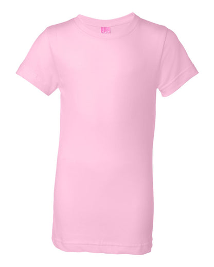 LAT Girls' Fine Jersey Tee 2616 #color_Pink