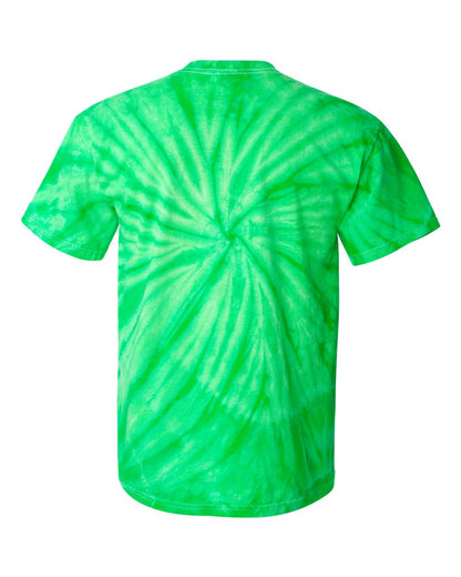 Dyenomite Cyclone Pinwheel Tie-Dyed T-Shirt 200CY #color_Kelly