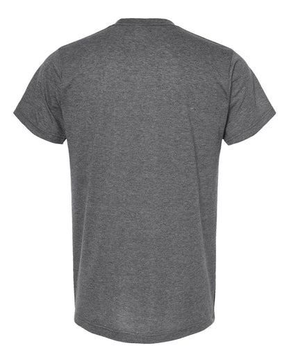 Tultex Poly-Rich T-Shirt 241 #color_Heather Charcoal