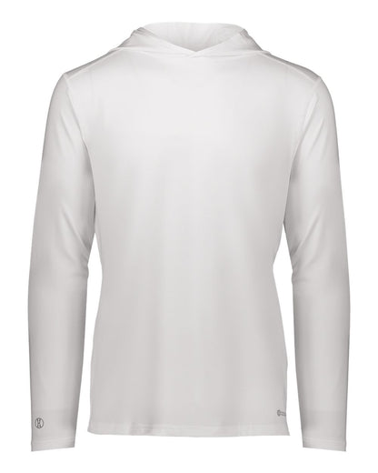 Holloway Youth Electrify CoolCore® Hooded Sweatshirt 222689 #color_White