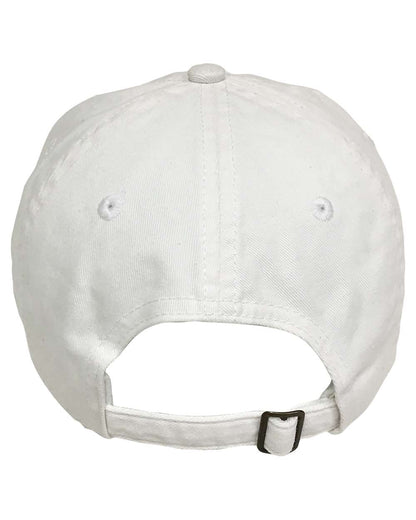Big Accessories Classic Brushed Twill Cap BX001 #color_White