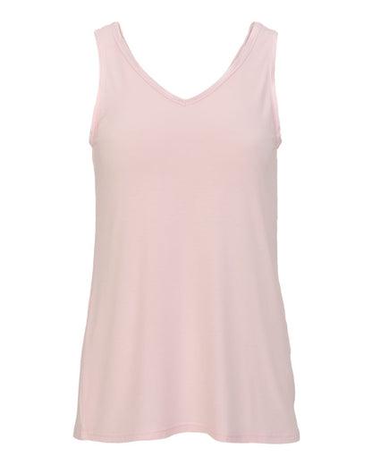 Boxercraft Women's Bamboo V-Neck Tank Top BW2504 #color_Pink Serenity