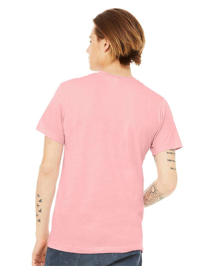 BELLA + CANVAS Jersey Tee 3001 #colormdl_Pink