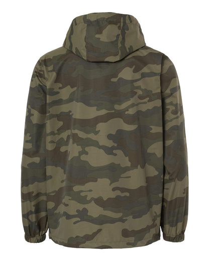 Independent Trading Co. Men's Nylon Anorak EXP94NAW #color_Forest Camo