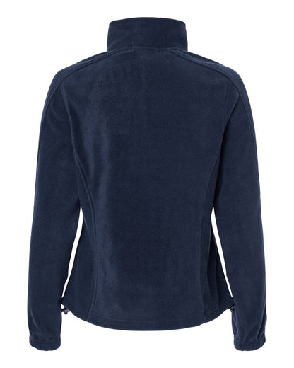 Burnside Women's Polar Fleece Full-Zip Jacket 5062 #color_Navy