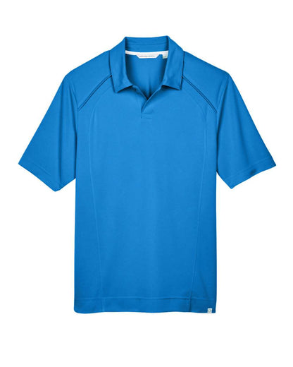 North End Men's Recycled Polyester Performance Pique Polo 88632 #color_Light Nautical Blue