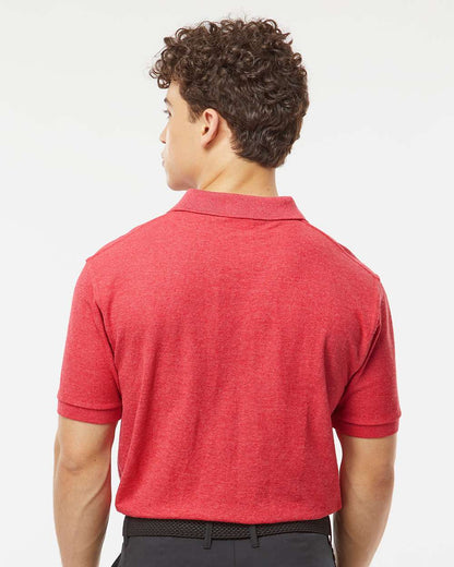 Tultex 50/50 Sport Pique Polo 400 #colormdl_Heather Red