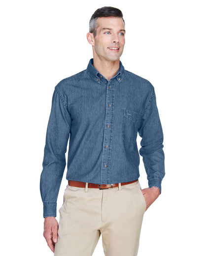 Harriton Men's Denim Shirt M550 #colormdl_Light Denim