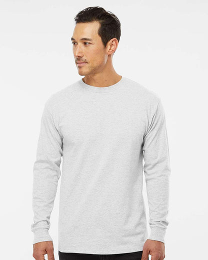 M&O Unisex Gold Soft Touch Long Sleeve T-Shirt 4820 #colormdl_Ash