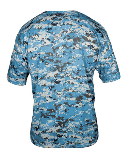 Badger Digital Camo T-Shirt 4180 #color_Columbia Blue Digital