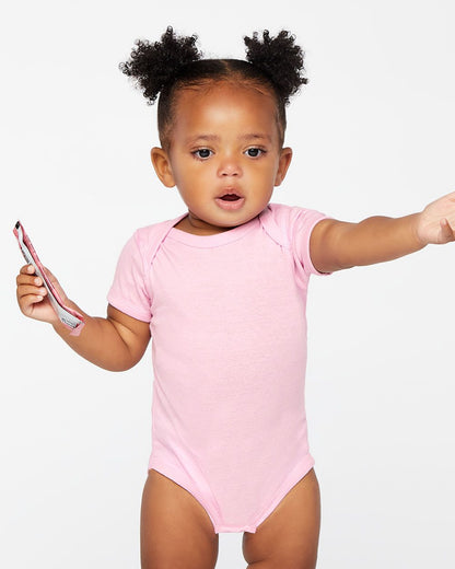 Rabbit Skins Infant Baby Rib Bodysuit 4400 Rabbit Skins Infant Baby Rib Bodysuit 4400