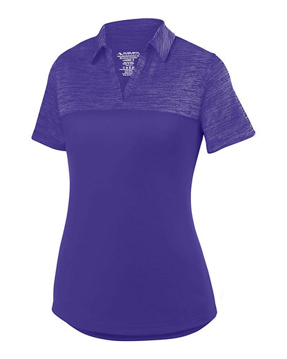 Augusta Sportswear Women's Shadow Tonal Heather Polo 5413 #color_Purple