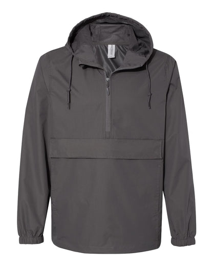Independent Trading Co. Men's Nylon Anorak EXP94NAW #color_Graphite