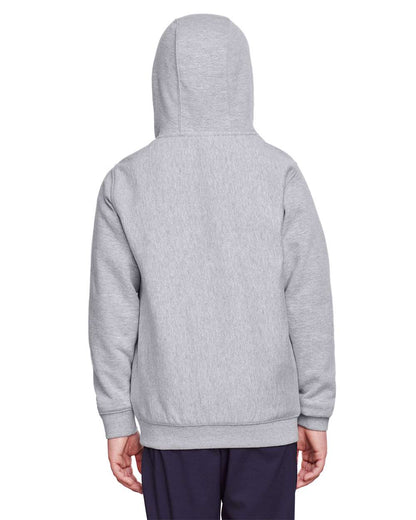 Team 365 Youth Zone HydroSport™ Heavyweight Hooded Sweatshirt TT96Y #colormdl_Athletic Heather