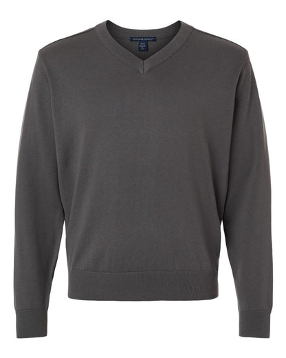 Devon & Jones Men's New Classics V-Neck Sweater DG445 #color_Graphite