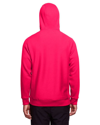 Team 365 Unisex Zone HydroSport™ Heavyweight Full-Zip Hooded Sweatshirt TT95 #colormdl_Sport Red