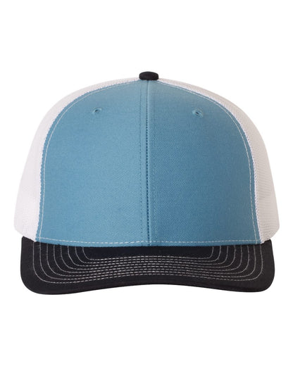 Richardson Snapback Trucker Cap 112 #color_Columbia Blue/ White/ Navy