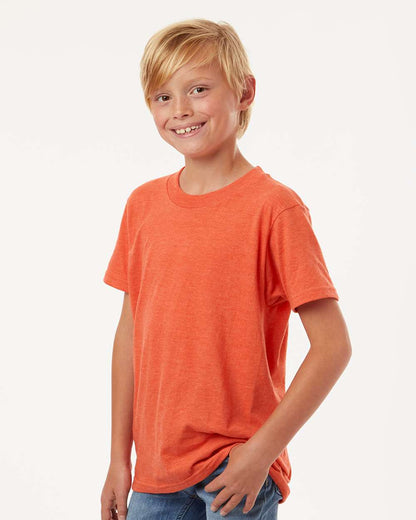 Tultex Youth Fine Jersey T-Shirt 235 #colormdl_Heather Orange