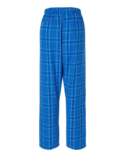 Boxercraft Women's Haley Flannel Pants BW6620 #color_Royal Field Day Plaid