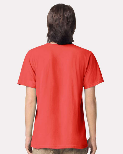 American Apparel Unisex Fine Jersey Tee 2001 #colormdl_Coral