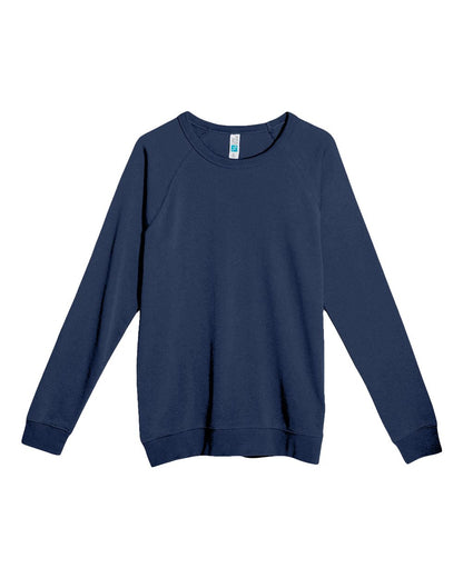 Lane Seven Unisex French Terry Crewneck Sweatshirt LS13004 #color_Navy