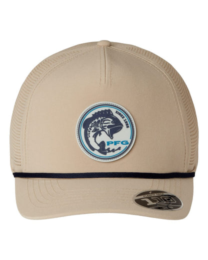 Columbia Tidal Pursuit™ 3D Stretch Snapback Cap 212134 #color_Ancient Fossil/ Fish Circle Bass