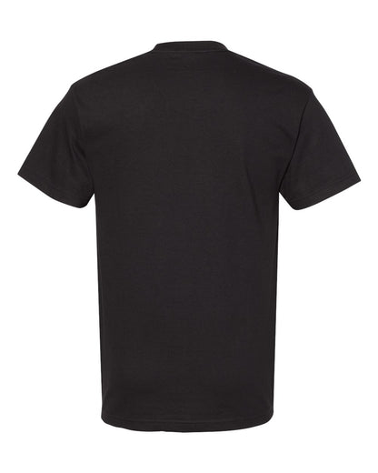 American Apparel Heavyweight Cotton Tee 1301 #color_Black