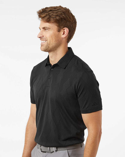 Adidas Men's Ultimate365 Textured Polo A2008 #colormdl_Carbon Black