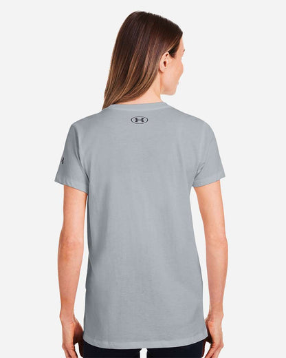 Under Armour Women's Athletic 2.0 T-Shirt 1383284 #colormdl_Mod Grey Medium Heather/ Black