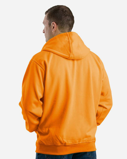 Berne Apparel Men's Tall Heritage Thermal Lined Hooded Sweatshirt HVF101T #colormdl_Orange