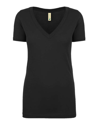 Next Level Women's Eco Performance V-Neck T-Shirt 4240 #color_Black